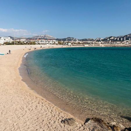 T2 Plage Prado-David, Parc Borely, Parking Privee Marseille Eksteriør billede