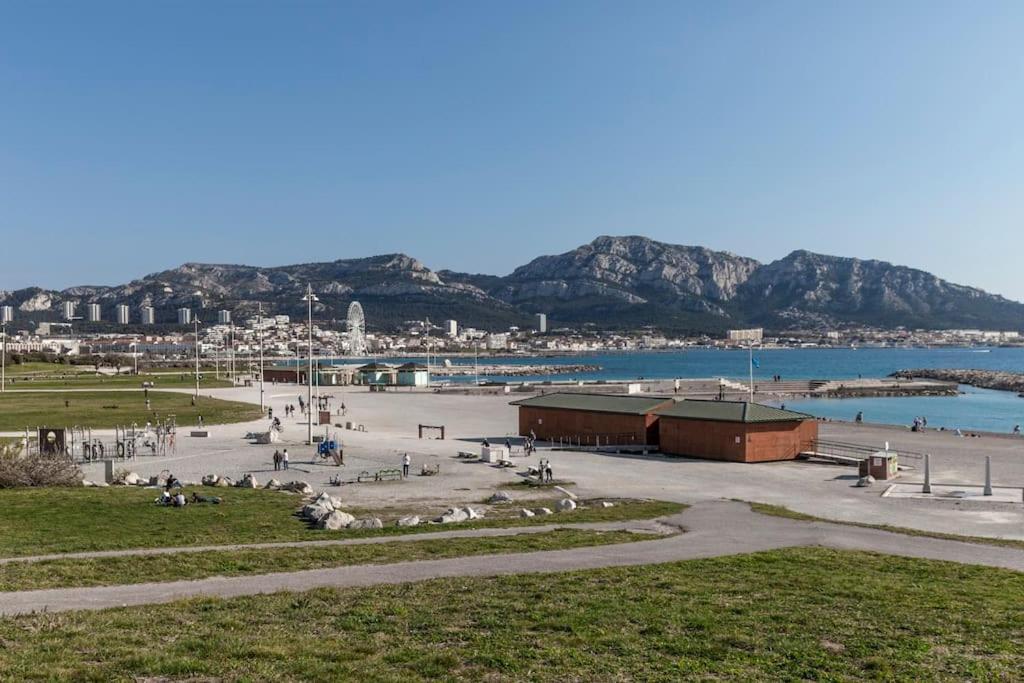 T2 Plage Prado-David, Parc Borely, Parking Privee Marseille Eksteriør billede
